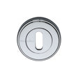 Heritage Brass Door Furniture Polished Chrome / Mortice Key Profile Escutcheons Heritage Brass - Key Escutcheon Polished Chrome Finish