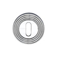 Heritage Brass Door Furniture Polished Chrome / Mortice Key Profile Escutcheons Heritage Brass - Key Escutcheon Polished Chrome Finish