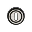 Heritage Brass Door Furniture Polished Nickel / Mortice Key Profile Escutcheons Heritage Brass - Key Escutcheon Polished Nickel Finish