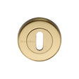 Heritage Brass Door Furniture Satin Brass / Mortice Key Profile Escutcheons Heritage Brass - Key Escutcheon Satin Brass Finish