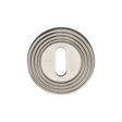 Heritage Brass Door Furniture Satin Nickel / Mortice Key Profile Escutcheons Heritage Brass - Key Escutcheon Satin Nickel Finish