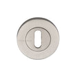 Heritage Brass Door Furniture Satin Nickel / Mortice Key Profile Escutcheons Heritage Brass - Key Escutcheon Satin Nickel Finish