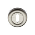 Heritage Brass Door Furniture Satin Nickel / Mortice Key Profile Escutcheons Heritage Brass - Key Escutcheon Satin Nickel Finish
