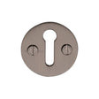 Heritage Brass Door Furniture Matt Bronze / Mortice Key Profile Escutcheons Heritage Brass - Keyhole Escutcheon Matt Bronze Finish