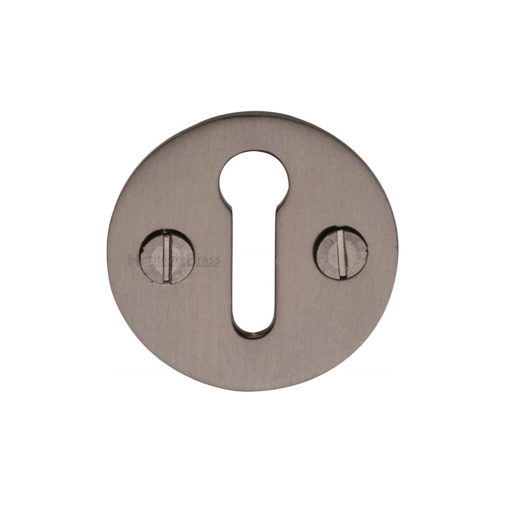 Heritage Brass Door Furniture Matt Bronze / Mortice Key Profile Escutcheons Heritage Brass - Keyhole Escutcheon Matt Bronze Finish