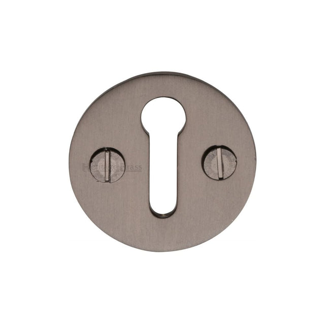 Heritage Brass Door Furniture Matt Bronze / Mortice Key Profile Escutcheons Heritage Brass - Keyhole Escutcheon Matt Bronze Finish