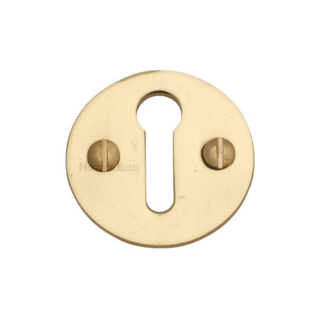 Heritage Brass Door Furniture Polished Brass / Mortice Key Profile Escutcheons Heritage Brass - Keyhole Escutcheon Polished Brass Finish