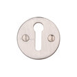 Heritage Brass Door Furniture Satin Nickel / Mortice Key Profile Escutcheons Heritage Brass - Keyhole Escutcheon Satin Nickel Finish