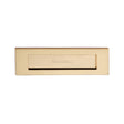 Heritage Brass Door Furniture Unlacquered Brass / Letter Plates / 254 x 79mm (10 x 3") Heritage Brass - Letterplate 10 x 3 Unlacquered Brass finish