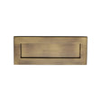 Heritage Brass Door Furniture Antique Brass / Letter Plates / 254 x 102mm (10 x 4") Heritage Brass - Letterplate 10" x 4" Antique Brass Finish