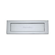Heritage Brass Door Furniture Polished Chrome / Letter Plates / 305 x 102mm (12 x 4") Heritage Brass - Letterplate 12" x 4" Polished Chrome Finish