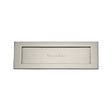 Heritage Brass Door Furniture Polished Nickel / Letter Plates / 305 x 102mm (12 x 4") Heritage Brass - Letterplate 12" x 4" Polished Nickel Finish