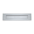 Heritage Brass Door Furniture Polished Chrome / Letter Plates / 331 x 80mm (13" x 3") Heritage Brass - Letterplate 13" x 3" Polished Chrome Finish