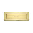 Heritage Brass Door Furniture Polished Brass / Letter Plates / 356 x 127mm (14" x 4 1/2") Heritage Brass - Letterplate 14" x 4 1/2" Polished Brass Finish