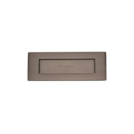 Heritage Brass Door Furniture Matt Bronze / Letter Plates / 203 x 76mm (8" x 3") Heritage Brass - Letterplate 8" x 3" Matt Bronze Finish
