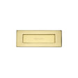 Heritage Brass Door Furniture Polished Brass / Letter Plates / 203 x 76mm (8" x 3") Heritage Brass - Letterplate 8" x 3" Polished Brass Finish