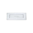 Heritage Brass Door Furniture Satin Chrome / Letter Plates / 203 x 76mm (8" x 3") Heritage Brass - Letterplate 8" x 3" Satin Chrome Finish
