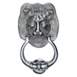 Heritage Brass Door Furniture Satin Chrome / Lion Door Knocker Heritage Brass - Lion Knocker Satin Chrome Finish