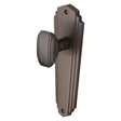 Heritage Brass Door Furniture Matt Bronze / Mortice Knobs on Backplate Heritage Brass - Mortice Knob on Latch Plate Charlston Design Matt Bronze Finish