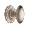 Heritage Brass Door Furniture Satin Nickel / Mortice Knobs Heritage Brass - Mortice Knob on Rose Chelsea Design Satin Nickel Finish