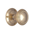 Heritage Brass Door Furniture Polished Brass / Mortice Knobs Heritage Brass - Mortice Knob on Rose Goodrich Design Polished Brass Finish