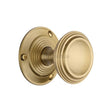 Heritage Brass Door Furniture Satin Brass / Mortice Knobs Heritage Brass - Mortice Knob on Rose Goodrich Design Satin Brass Finish