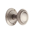 Heritage Brass Door Furniture Satin Nickel / Mortice Knobs Heritage Brass - Mortice Knob on Rose Goodrich Design Satin Nickel Finish