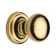 Heritage Brass Door Furniture Polished Brass / Mortice Knobs Heritage Brass - Mortice Knob on Rose Hampstead Design Polished Brass Finish