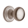 Heritage Brass Door Furniture Satin Nickel / Mortice Knobs Heritage Brass - Mortice Knob on Rose Hampstead Design Satin Nickel Finish