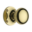 Heritage Brass Door Furniture Polished Brass / Mortice Knobs Heritage Brass - Mortice Knob on Rose Kensington Design Polished Brass Finish