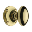 Heritage Brass Door Furniture Polished Brass / Mortice Knobs Heritage Brass - Mortice Knob on Rose Mayfair Design Polished Brass Finish