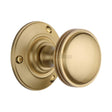 Heritage Brass Door Furniture Satin Brass / Mortice Knobs Heritage Brass - Mortice Knob on Rose Richmond Design Satin Brass Finish