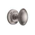 Heritage Brass Door Furniture Satin Nickel / Mortice Knobs Heritage Brass - Mortice Knob on Rose Suffolk Design Satin Nickel Finish