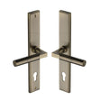 Heritage Brass Door Furniture Antique Brass / Multi Point Lock Set / 92mm c/c Heritage Brass - Multi-Point Door Handle Lever Lock Bauhaus RH Design Antique Brass