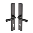 Heritage Brass Door Furniture Matt Bronze / Multi Point Lock Set / 92mm c/c Heritage Brass - Multi-Point Door Handle Lever Lock Colonial LH Design Matt Bron