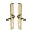 Heritage Brass Door Furniture Satin Brass / Multi Point Lock Set / 92mm c/c Heritage Brass - Multi-Point Door Handle Lever Lock Colonial RH Design Satin Bras