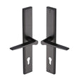 Heritage Brass Door Furniture Matt Bronze / Multi Point Lock Set / 92mm c/c Heritage Brass - Multi-Point Door Handle Lever Lock Gio LH Design Matt Bronze Fi
