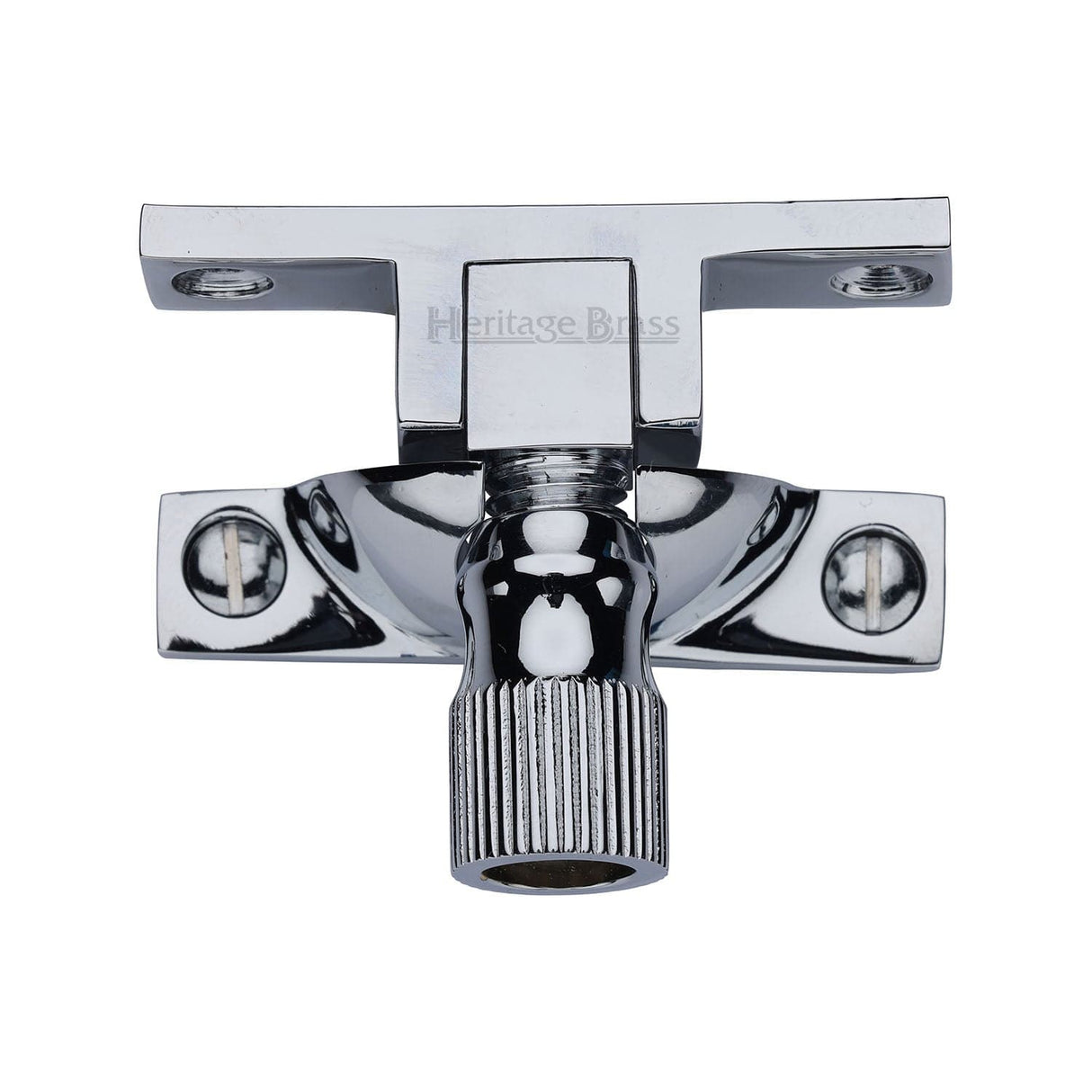 Heritage Brass Window Furniture Polished Chrome / Sash Window Brighton Fasteners / Yes Heritage Brass - Narrow Brighton Sash Fastener Polished Chrome finish