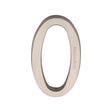 Heritage Brass Door Furniture Satin Nickel / Numerals / 0 Heritage Brass - Numeral 0 Concealed Fix 76mm (3") Satin Nickel finish