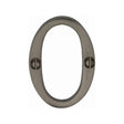 Heritage Brass Door Furniture Matt Bronze / Numerals / 0 Heritage Brass - Numeral 0 Face Fix 51mm (2") Matt Bronze Finish