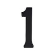 Heritage Brass Door Furniture Matt Black / Numerals / 1 Heritage Brass - Numeral 1 Concealed Fix 76mm (3") Matt Black