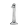 Heritage Brass Door Furniture Satin Chrome / Numerals / 1 Heritage Brass - Numeral 1 Face Fix 51mm (2") Satin Chrome Finish