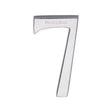 Heritage Brass Door Furniture Satin Chrome / Numerals / 7 Heritage Brass - Numeral 7 Concealed Fix 76mm (3") Satin Chrome finish