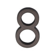 Heritage Brass Door Furniture Matt Bronze / Numerals / 8 Heritage Brass - Numeral 8 Concealed Fix 76mm (3") Matt Bronze finish