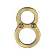 Heritage Brass Door Furniture Antique Brass / Numerals / 8 Heritage Brass - Numeral 8 Face Fix 51mm (2") Antique Brass Finish