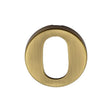 Heritage Brass Door Furniture Antique Brass / Oval Profile Escutcheons Heritage Brass - Oval Profile Cylinder Escutcheon Antique Brass Finish