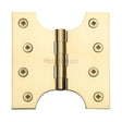 Heritage Brass Hinges Polished Brass / Parliament Hinges / 4" x (102mm) Heritage Brass - Parliament Hinge Brass 4" x 2" x 4" Polished Brass Finish