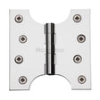 Heritage Brass Hinges Polished Chrome / Parliament Hinges / 4" x (102mm) Heritage Brass - Parliament Hinge Brass 4" x 2" x 4" Polished Chrome Finish
