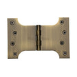 Heritage Brass Hinges Antique Brass / Parliament Hinges / 4" x (102mm) Heritage Brass - Parliament Hinge Brass 4" x 4" x 6" Antique Brass Finish