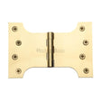 Heritage Brass Hinges Polished Brass / Parliament Hinges / 4" x (102mm) Heritage Brass - Parliament Hinge Brass 4" x 4" x 6" Polished Brass Finish